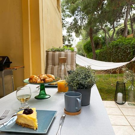 Garden Apartment With Bbq In The Athenian Riviera Exterior photo